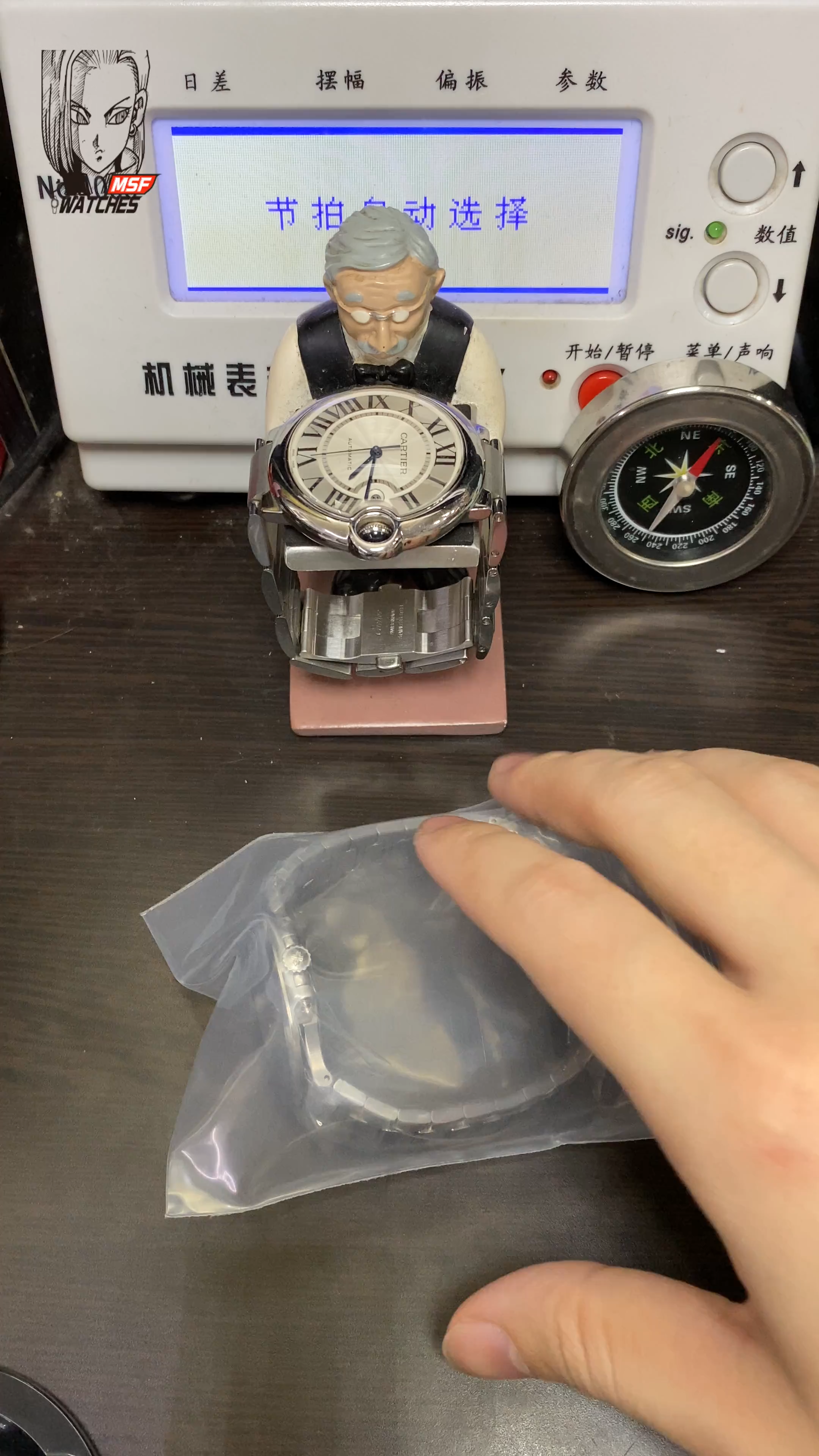 Patek Philippe Nautilus series 57111A 010, Stainless Steel Case Grey-Blue Dial Stainless Steel Bracelet, 40mm Size.