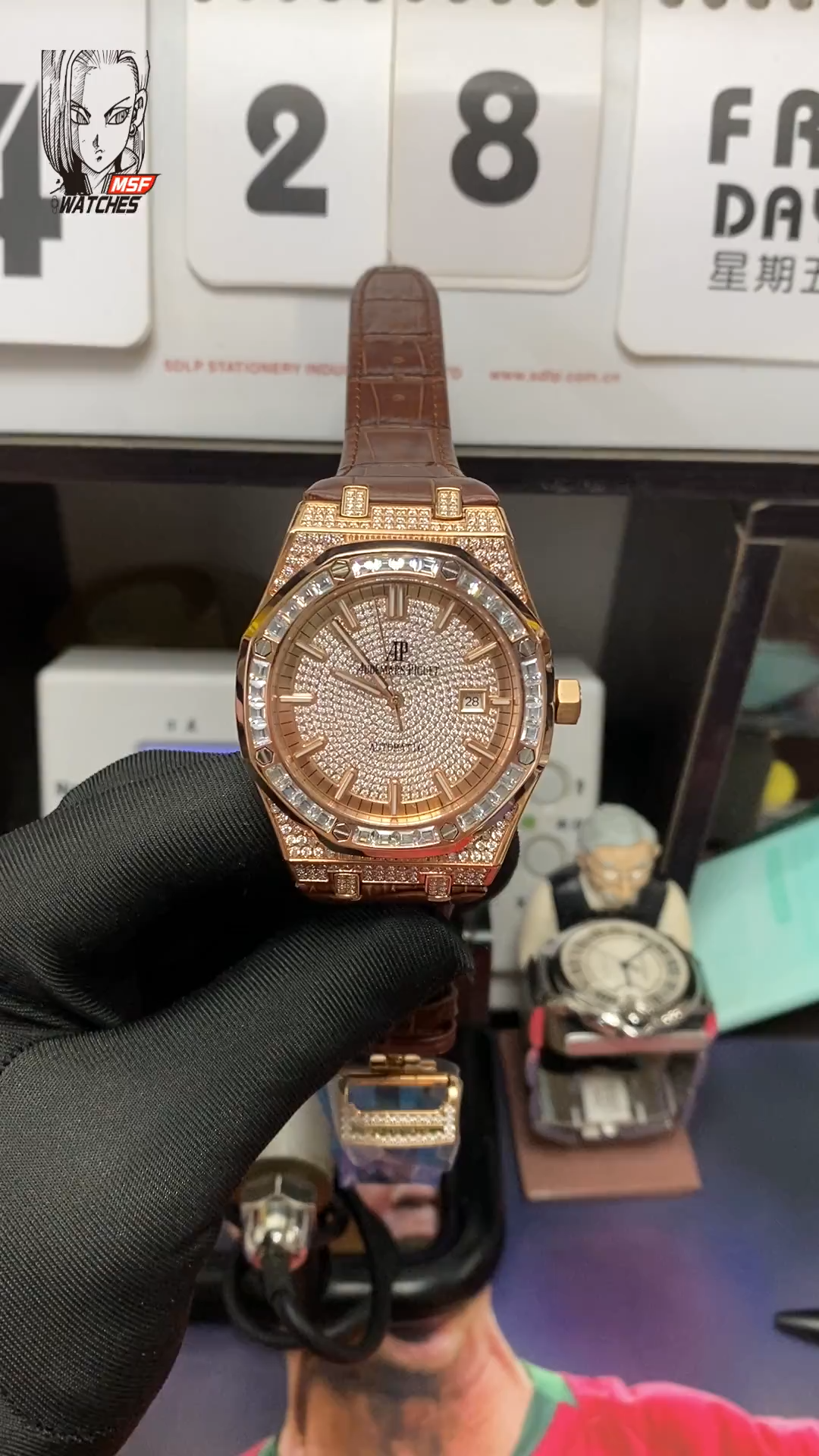 Audemars Piguet Royal Oak Offshore Series all Diamond rose gold case