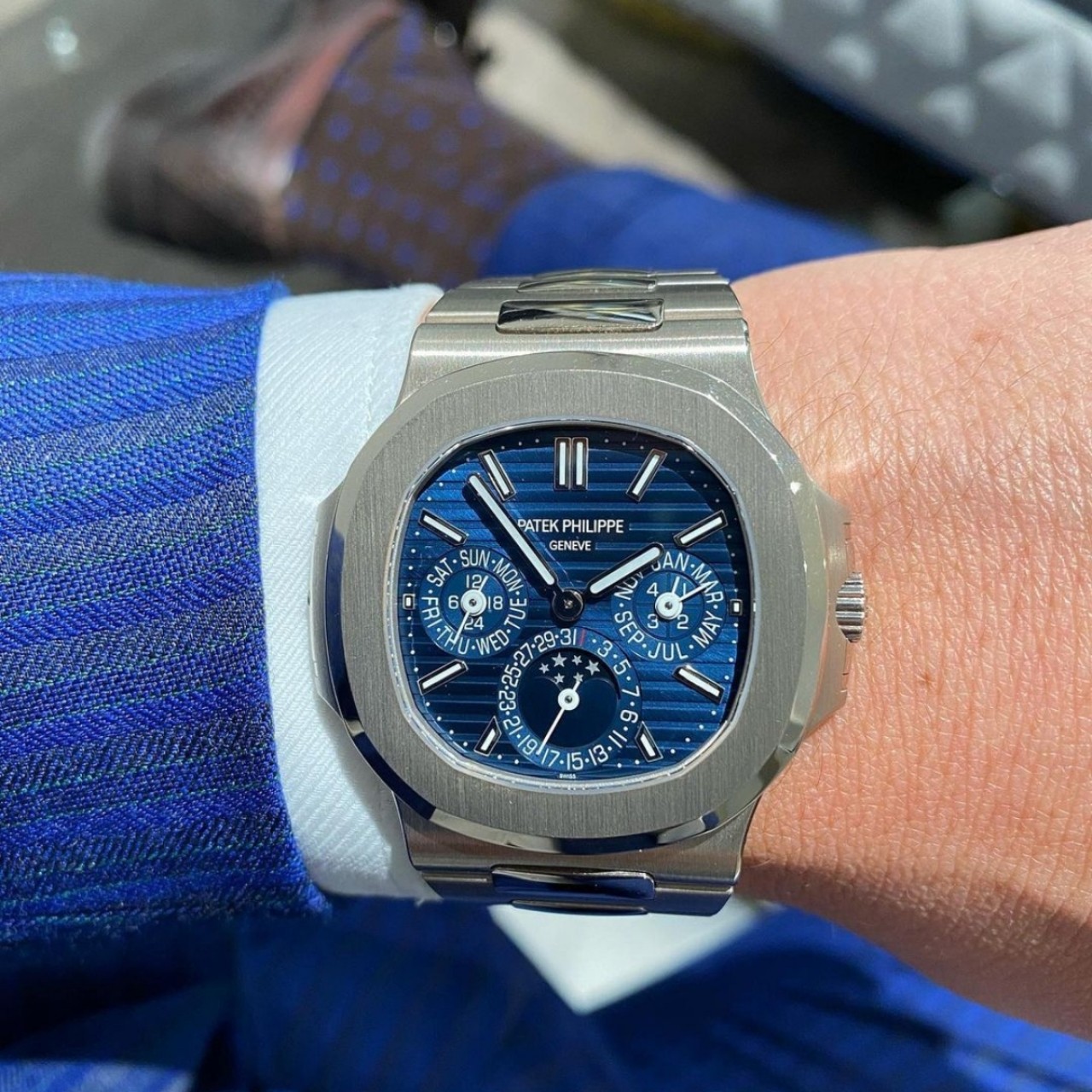 Patek Philippe Nautilus 5740/1G-001- super complex multi-functional