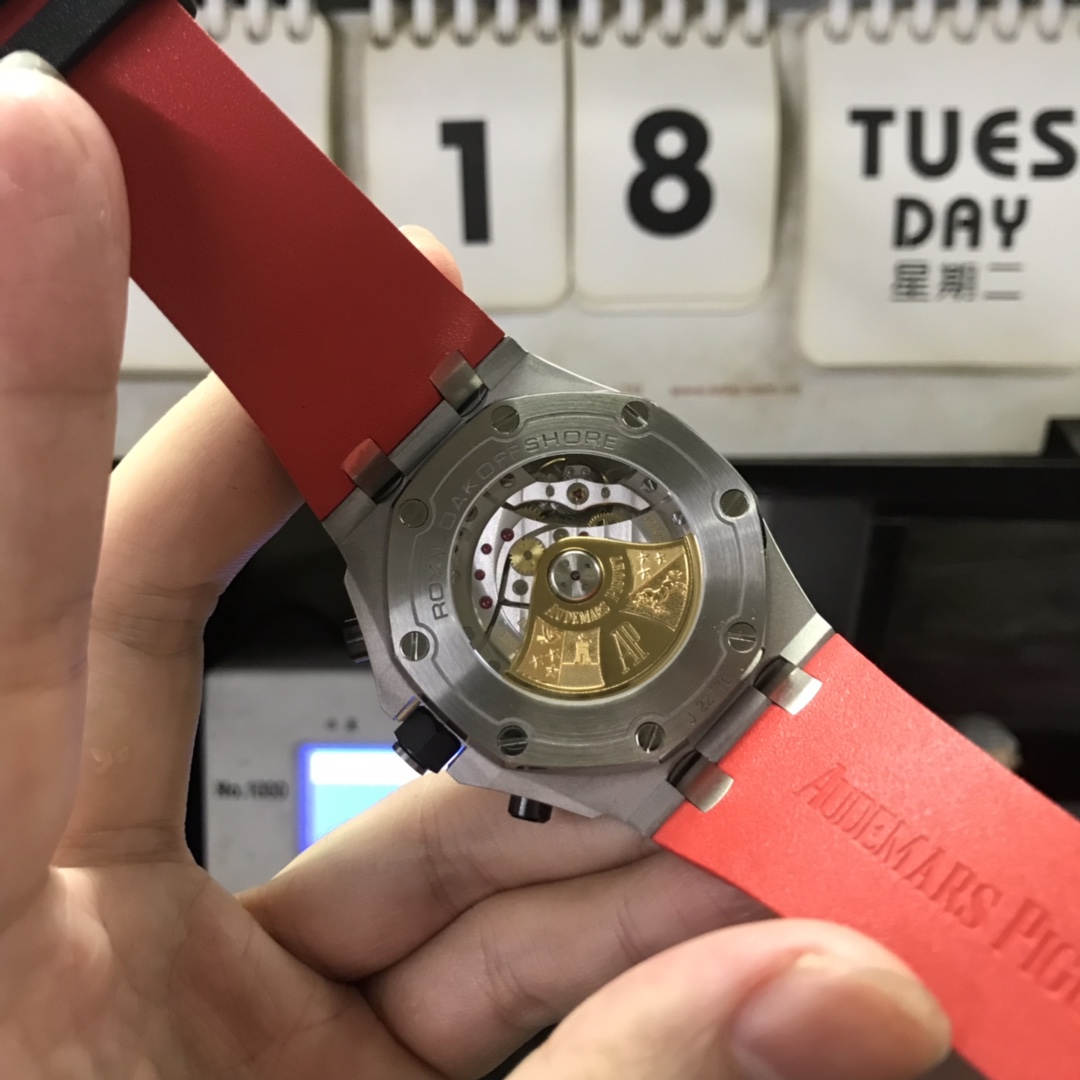 Audemars Piguet Royal Oak Offshore Series 26470, Ceramic Bezel, Black Dial, Stainless Steel Case