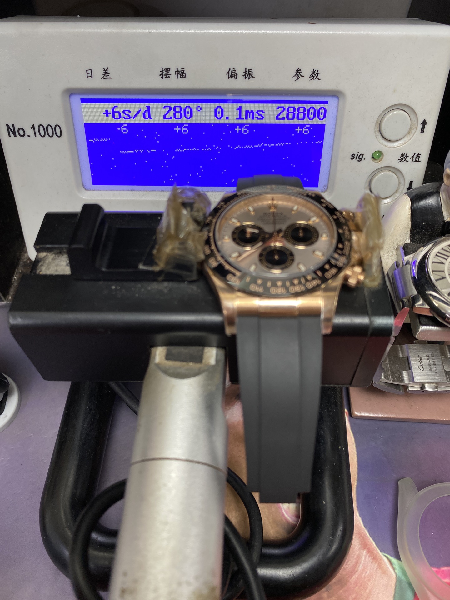 Rolex Cosmograph Daytona Series m126515ln-0006, Rose Gold Case Pink Dial Ceramic Bezel, 40mm Size.