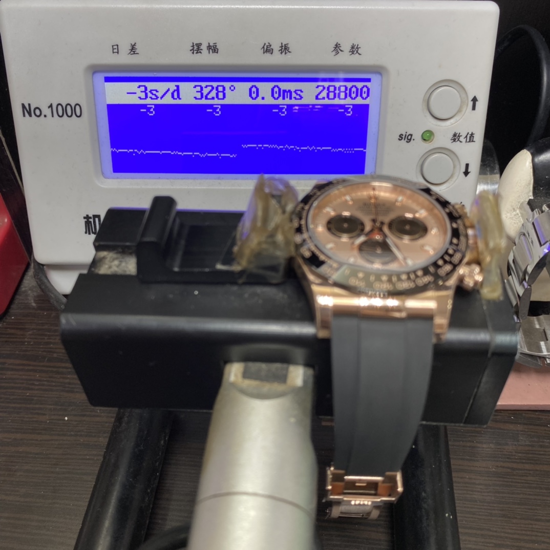 Rolex Cosmograph Daytona Series m116515ln-0018, rose gold case pink dial ceramic bezel, 40mm size.