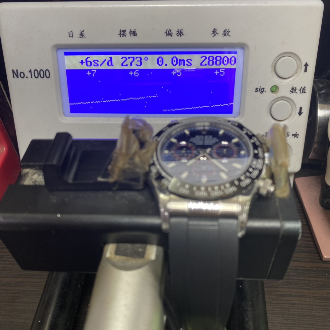 Rolex Cosmograph Daytona Series m116509-0071, Blue Ceramic Bezel, 40mm size, Rubber Strap.