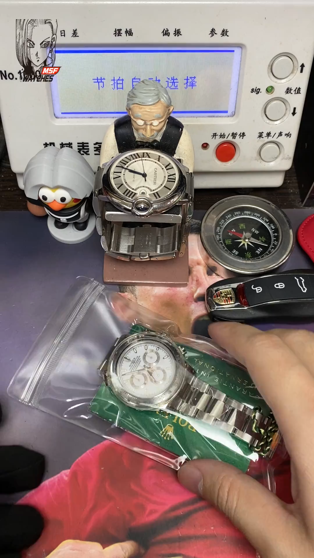 Rolex Cosmograph Daytona Series with white dial 904L steel Bezel, 40 mm size.