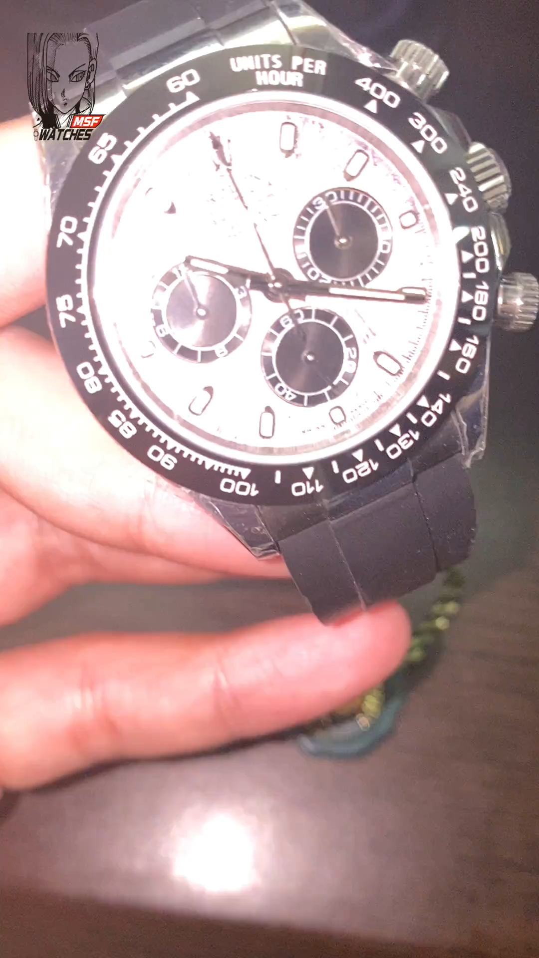 Rolex Cosmograph Daytona Series M116519LN-0038, Meteorite Dial and Ceramic Bezel on a Rubber Strap, 40mm size.