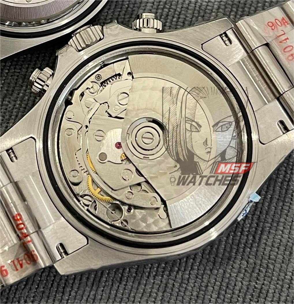 Rolex Cosmograph Daytona Series HIGH-END VVS S.Africa DIAMOND CASE WITH grey dial, 40mm size.