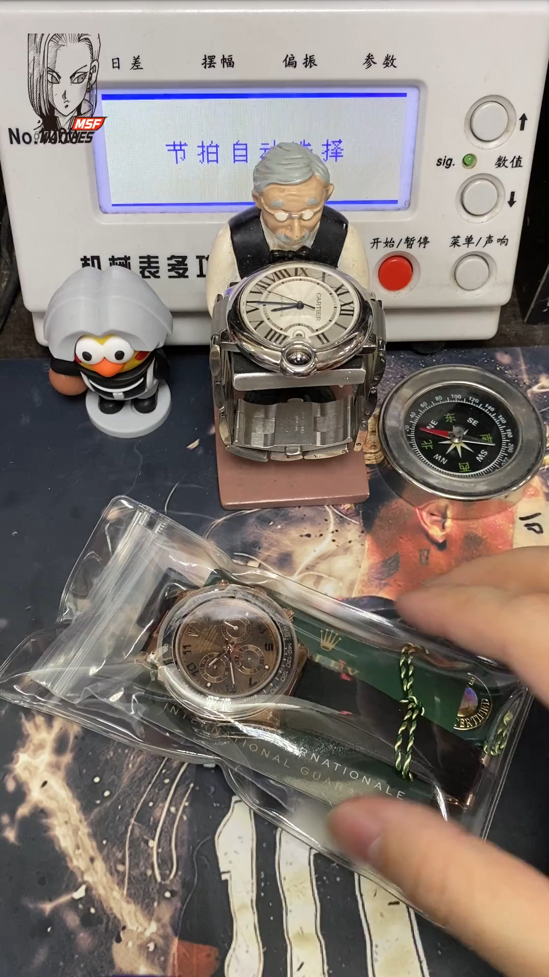 Rolex Cosmograph Daytona Series M116515ln-0015, Rose Gold Case Coffee Dial with Numerals Ceramic Bezel, 40 mm size.