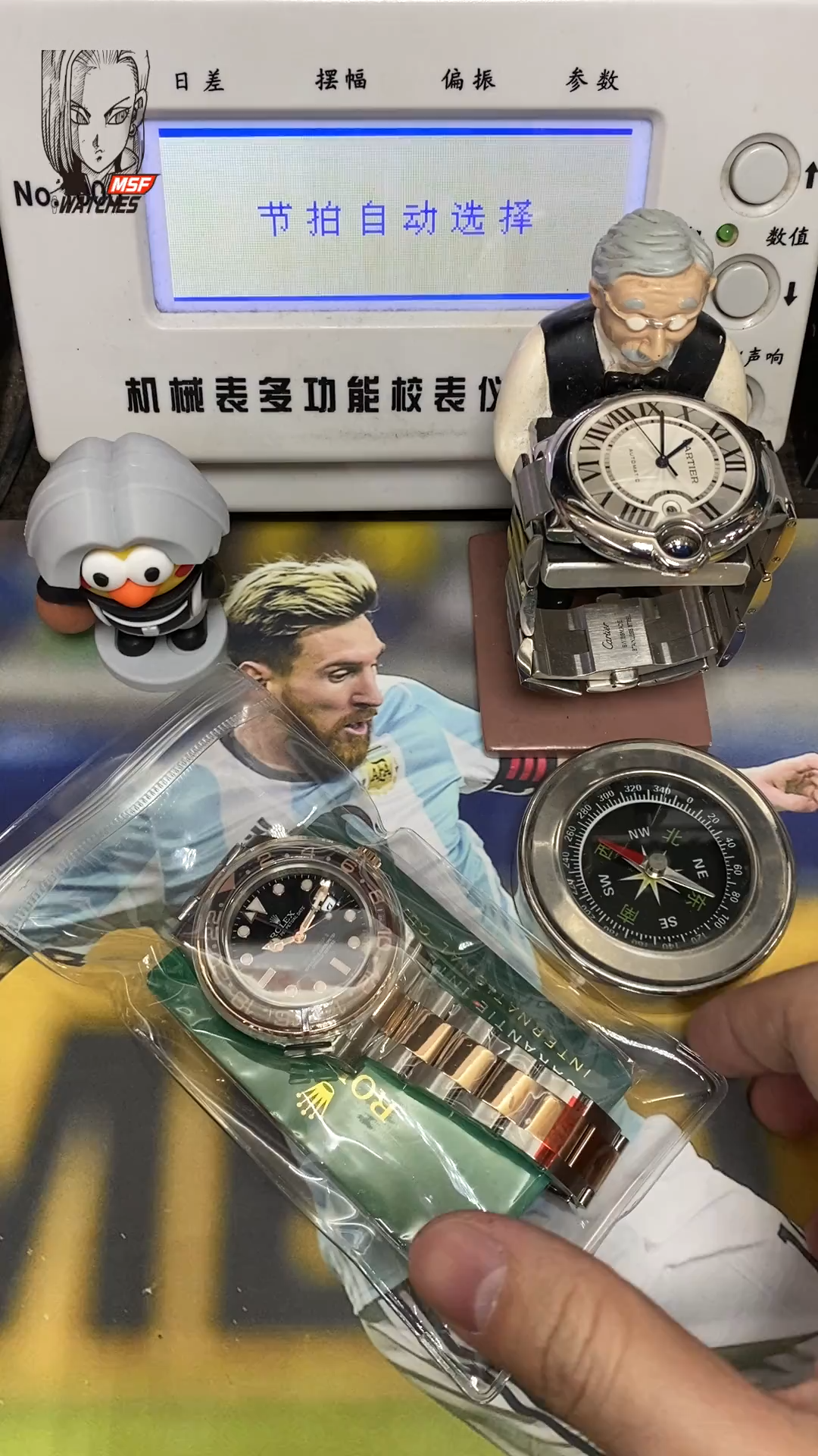 Rolex GMT-Master II Series m126711chnr-0002, Sand Dial Rose Gold Case, 40mm Size.