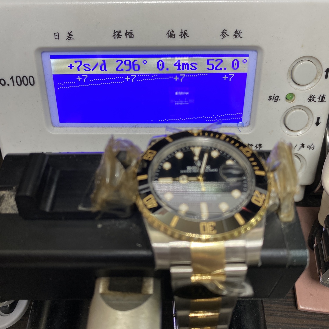 Rolex Submariner Series 116613LN-0001, Two-Tone Black Submariner, 40mm size.