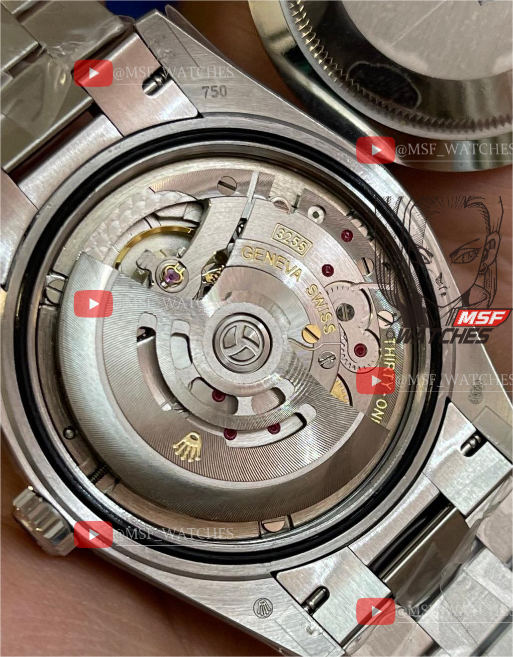 Rolex Day-Date Series m228239-0055, White Gold Genuine Meteorite Dial, 40mm Size.