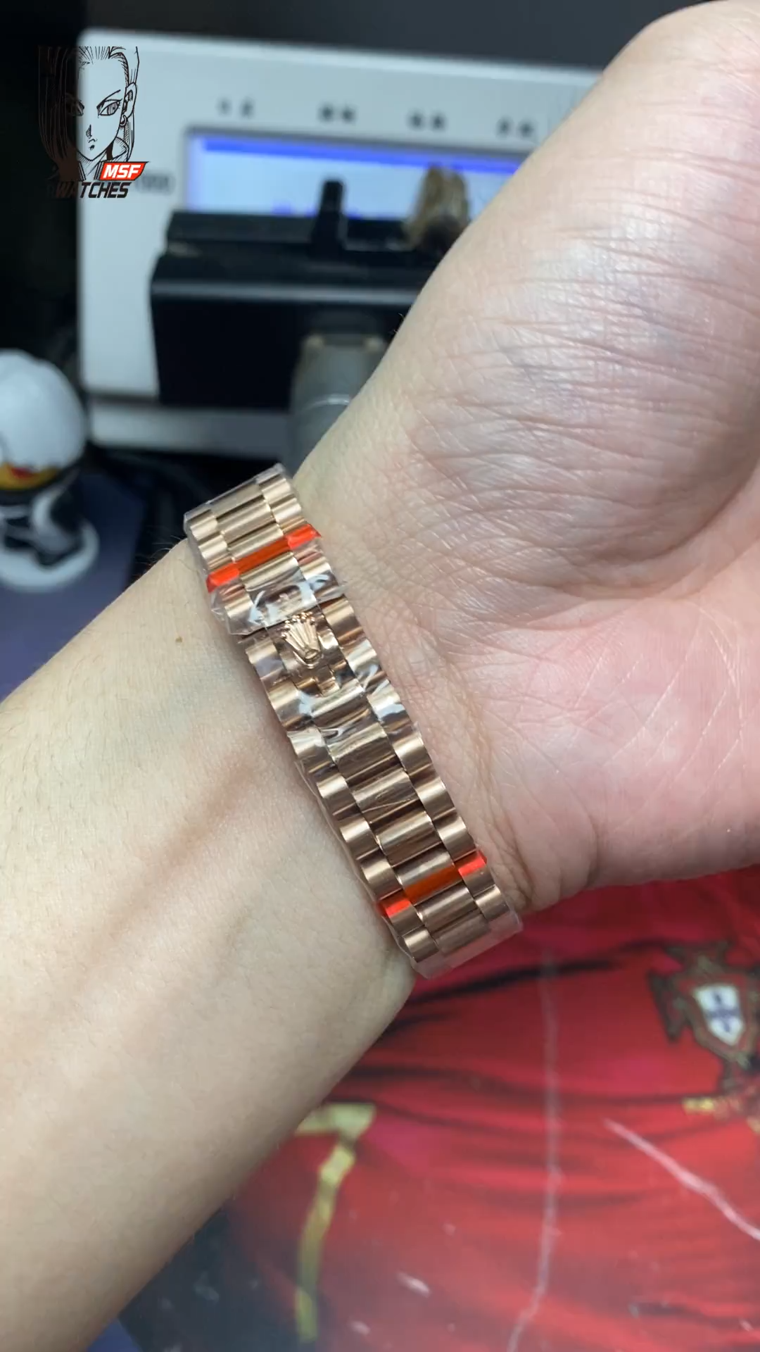 Rolex Datejust series m279135rbr-0001, Coffee Dial with Diamond Bezel and Full Rose Gold Case, 28mm size.