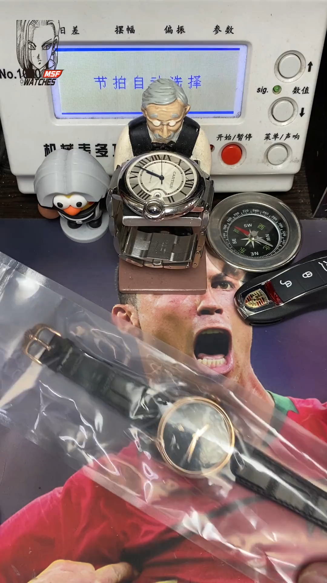 Rolex Cellini Series balack Dial 18K Gold Case, 39mm Size.