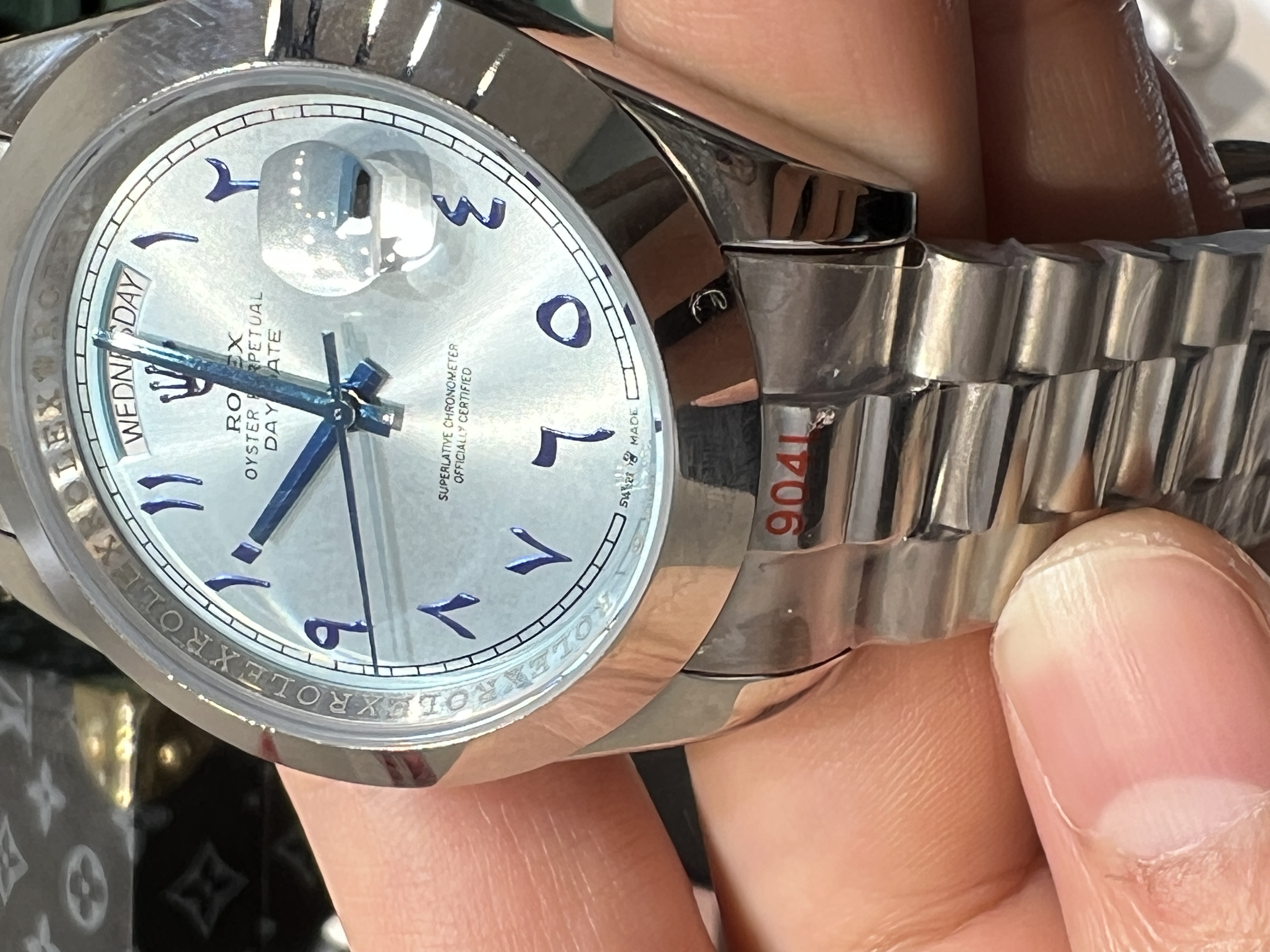 Rolex Datejust series Arabic scale ice blue dial, Jubilee stainless steel bracelet, 41mm size【GIVE AWAY Green dial】