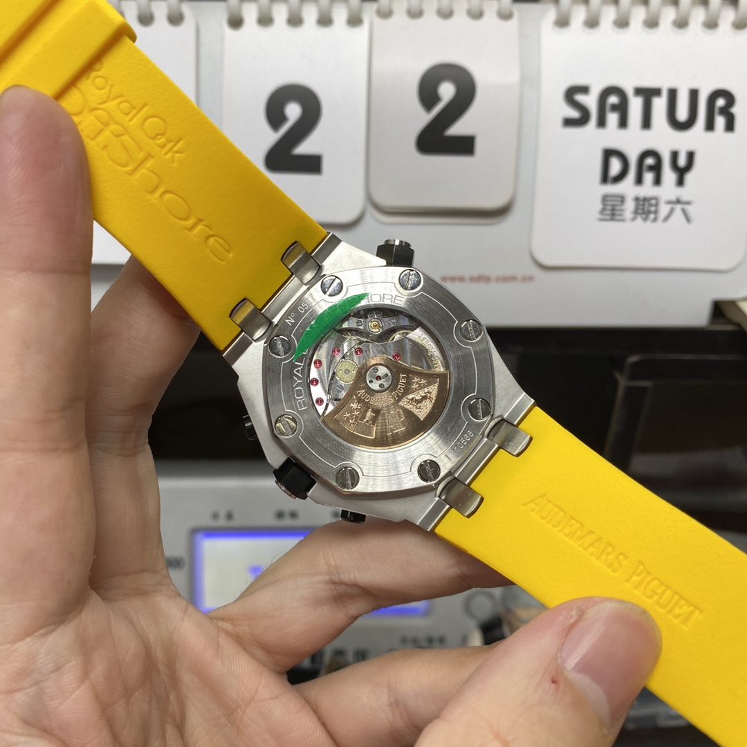 Audemars Piguet Royal Oak Offshore Series 26703ST.OO.A051CA.01, Yellow Dial, 42mm Size