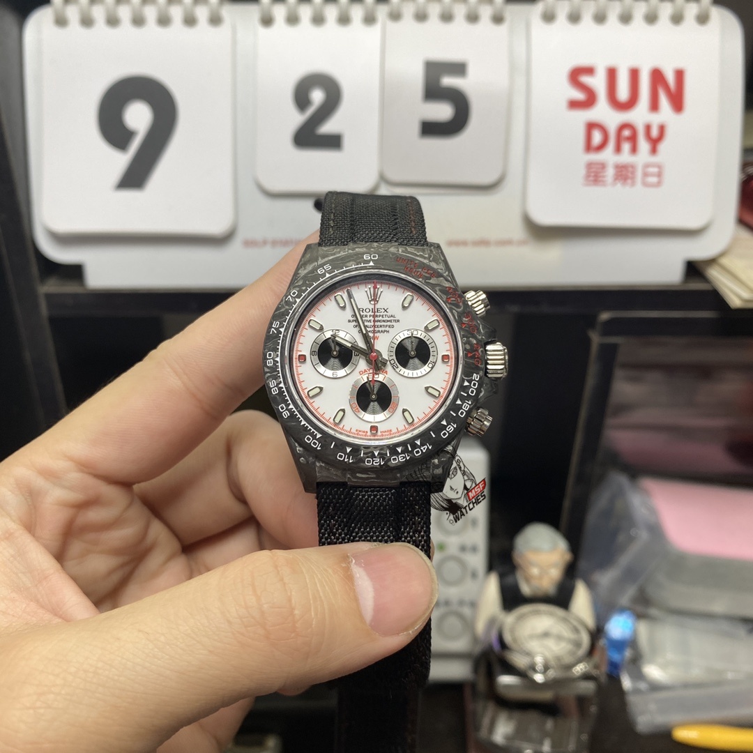 Rolex Daytona series DIW super modify all Carbon fiber Case 40mm size.
