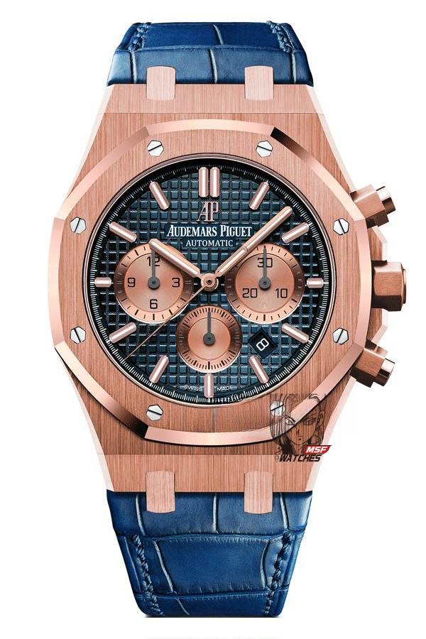 Audemars Piguet Royal Oak Series 26331OR.OO.D315CR.01, Blue Panda Dial, 41mm size.