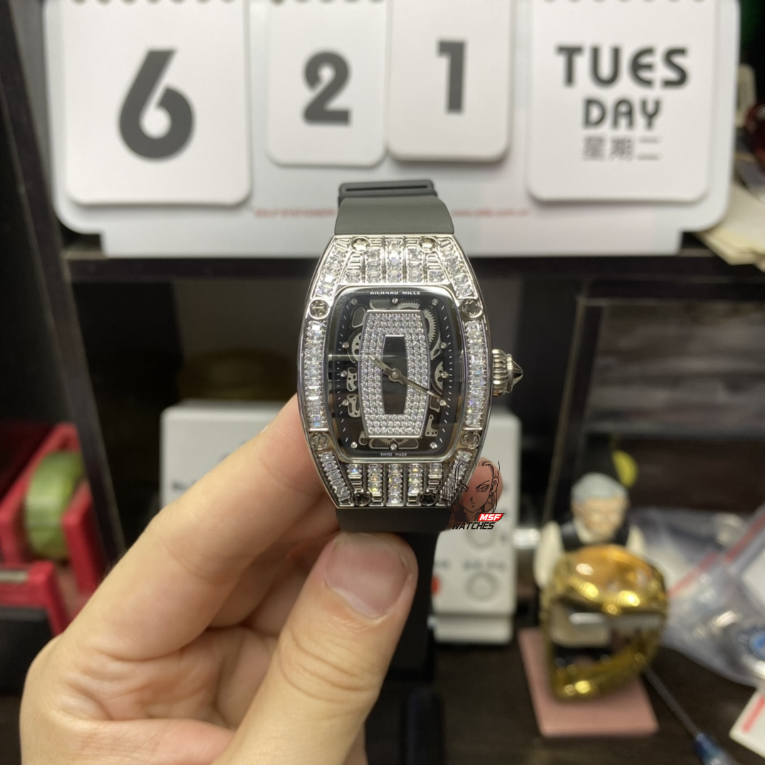 Richard Mille Men's Collection series RM07-01, Red Lips Fully Diamond-Set.