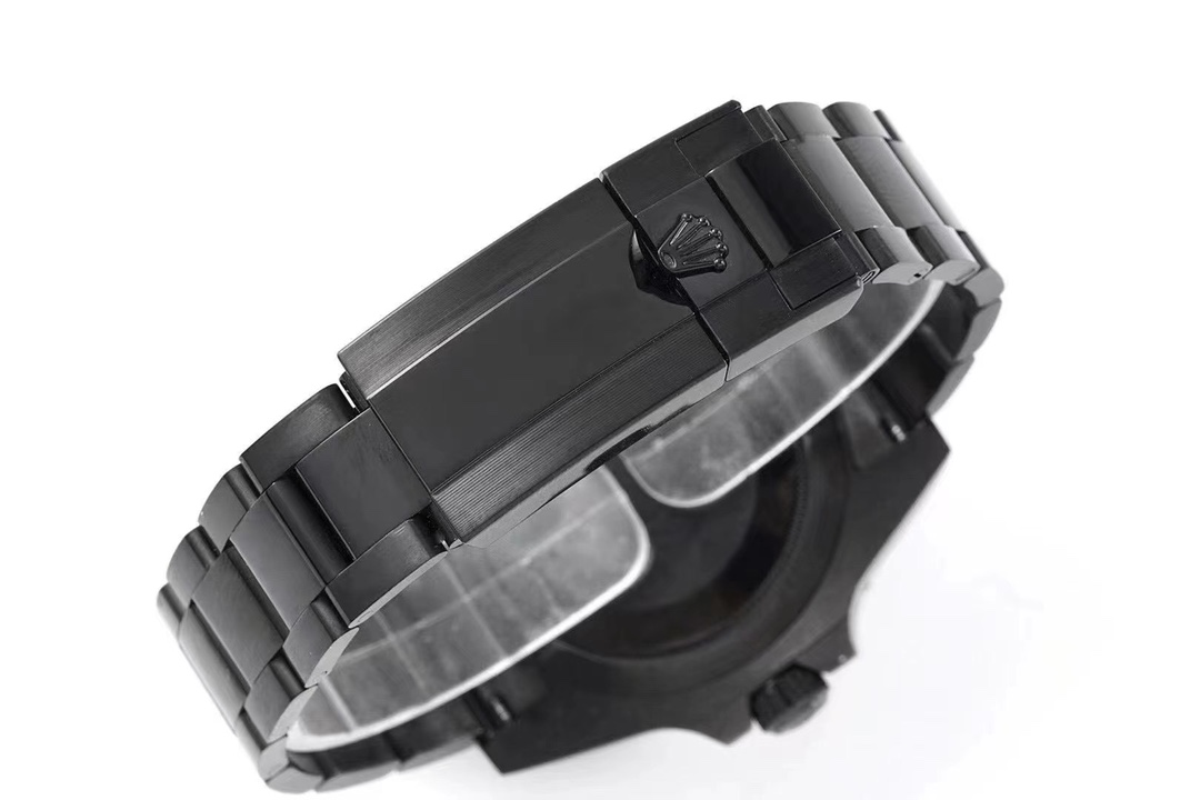 Rolex GMT-MASTER All ceramic CASE with black face and white Bezel, 40MM