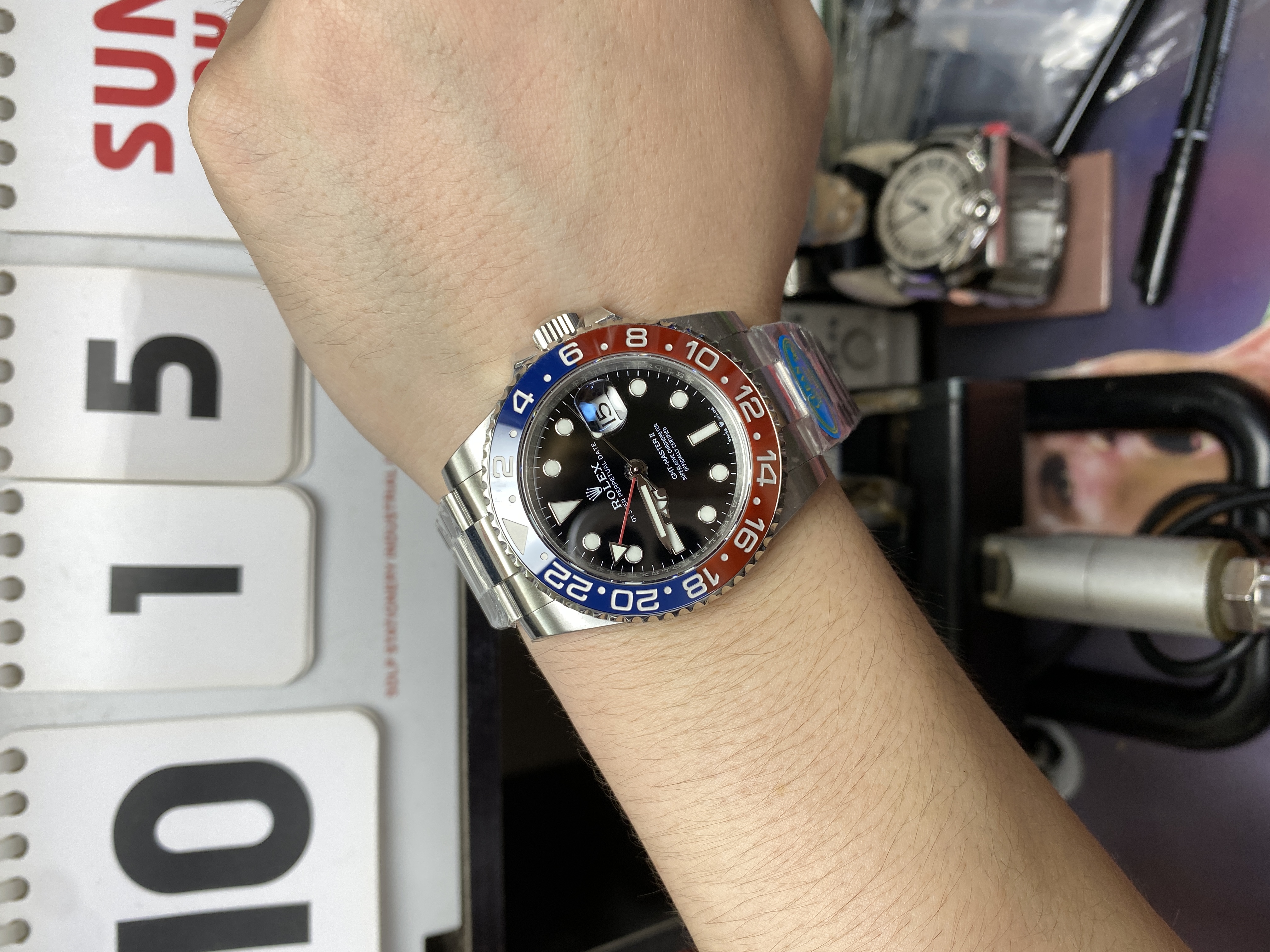 Rolex GMT-Master II Series Watch model M126710BLRO-0002 40mm