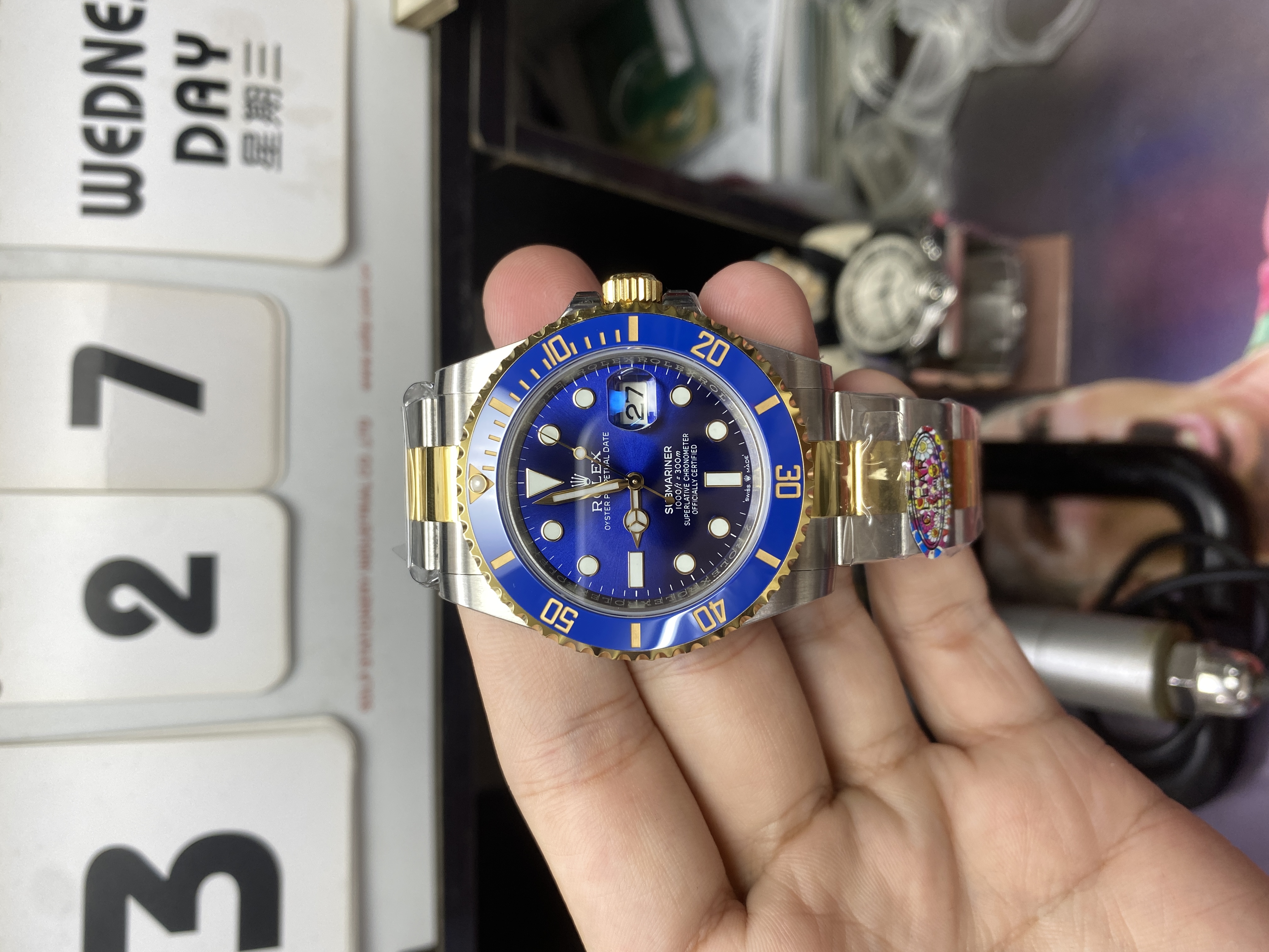 Rolex Submariner Series Watch Model m126613lb-0002 41mm