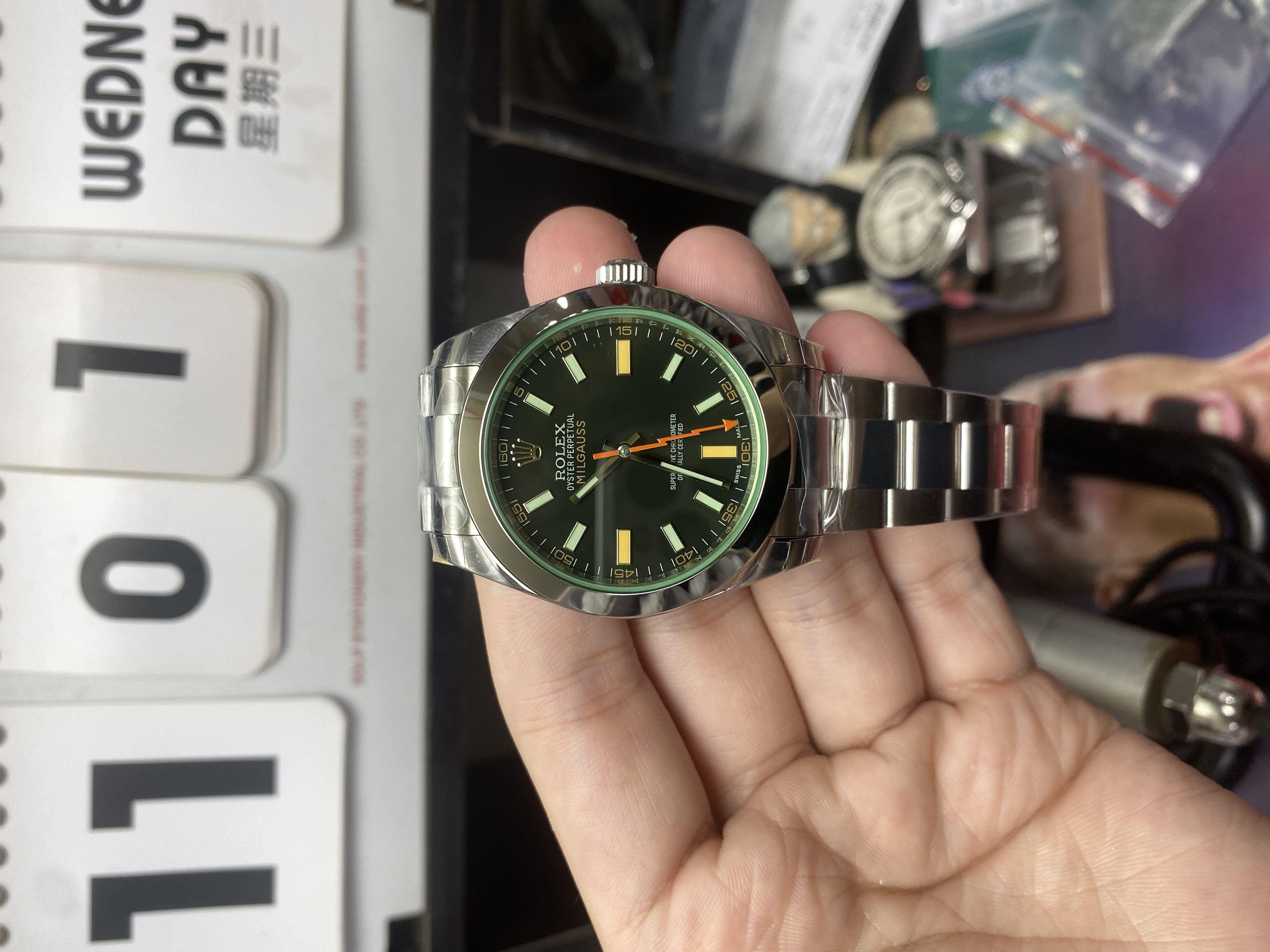 Rolex Milgauss Series Watch Model M116400GV-0001 40mm